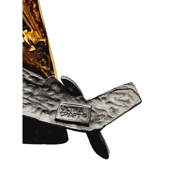 Vintage Signed Ultra Craft Plane Brooch with Articulating Propeller (A1208) - Picture 6 of 7